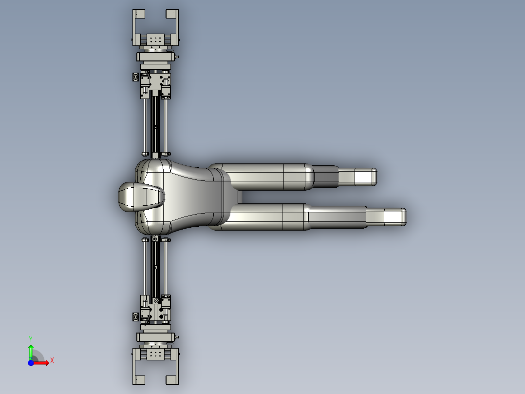 改造型机器人前视图