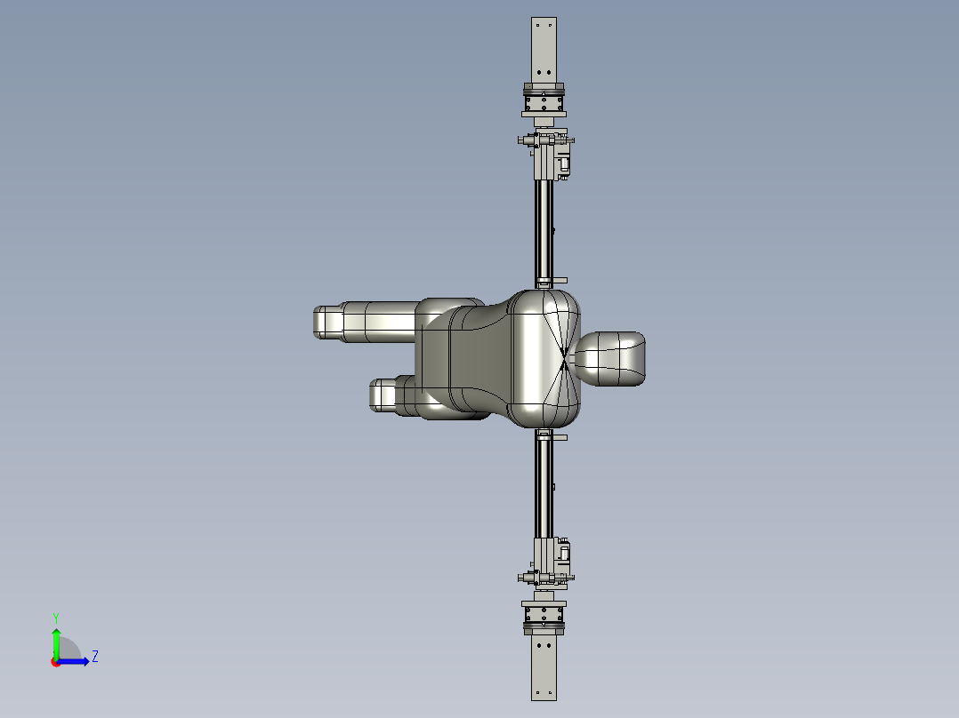 改造型机器人左视图