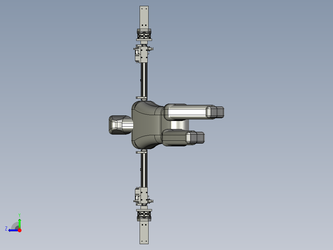 改造型机器人右视图