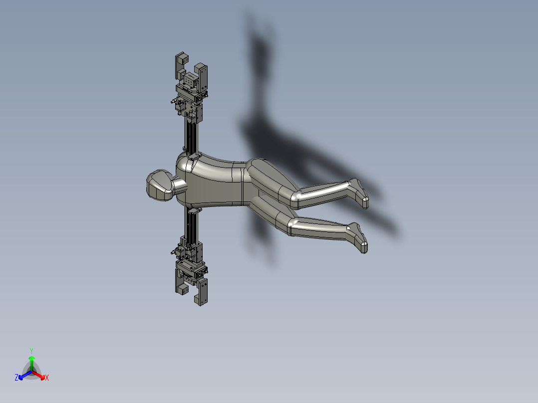 改造型机器人正等轴测图