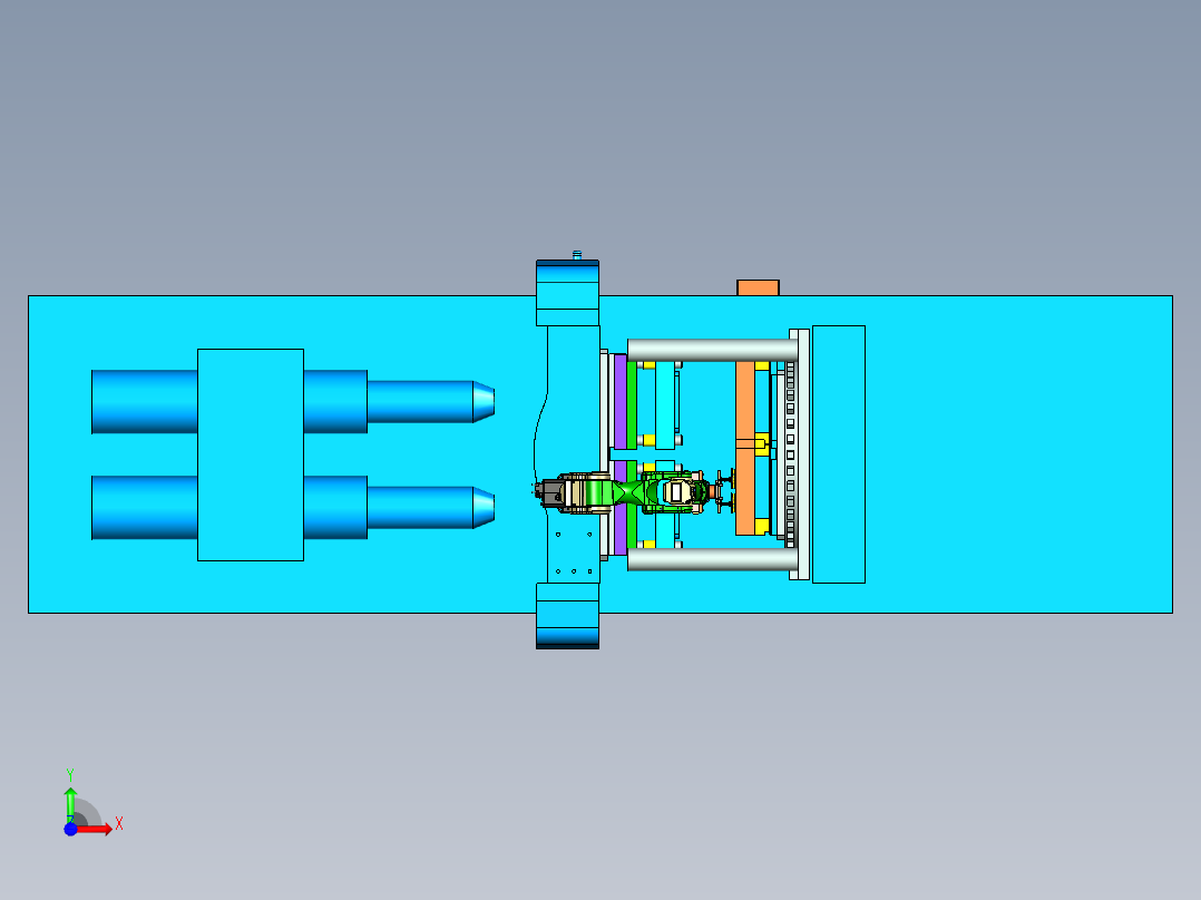 automation-of-injection-mold-robots-1前视图
