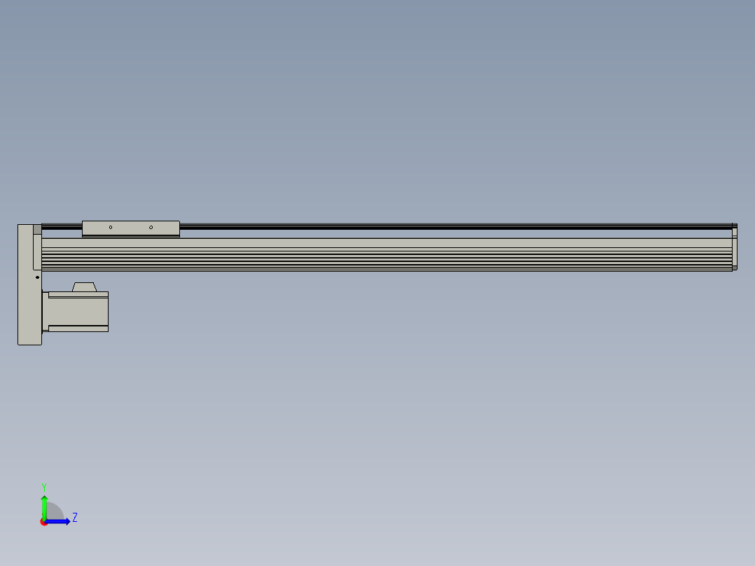 CCTL模组螺杆-TL135-S750-BM左视图