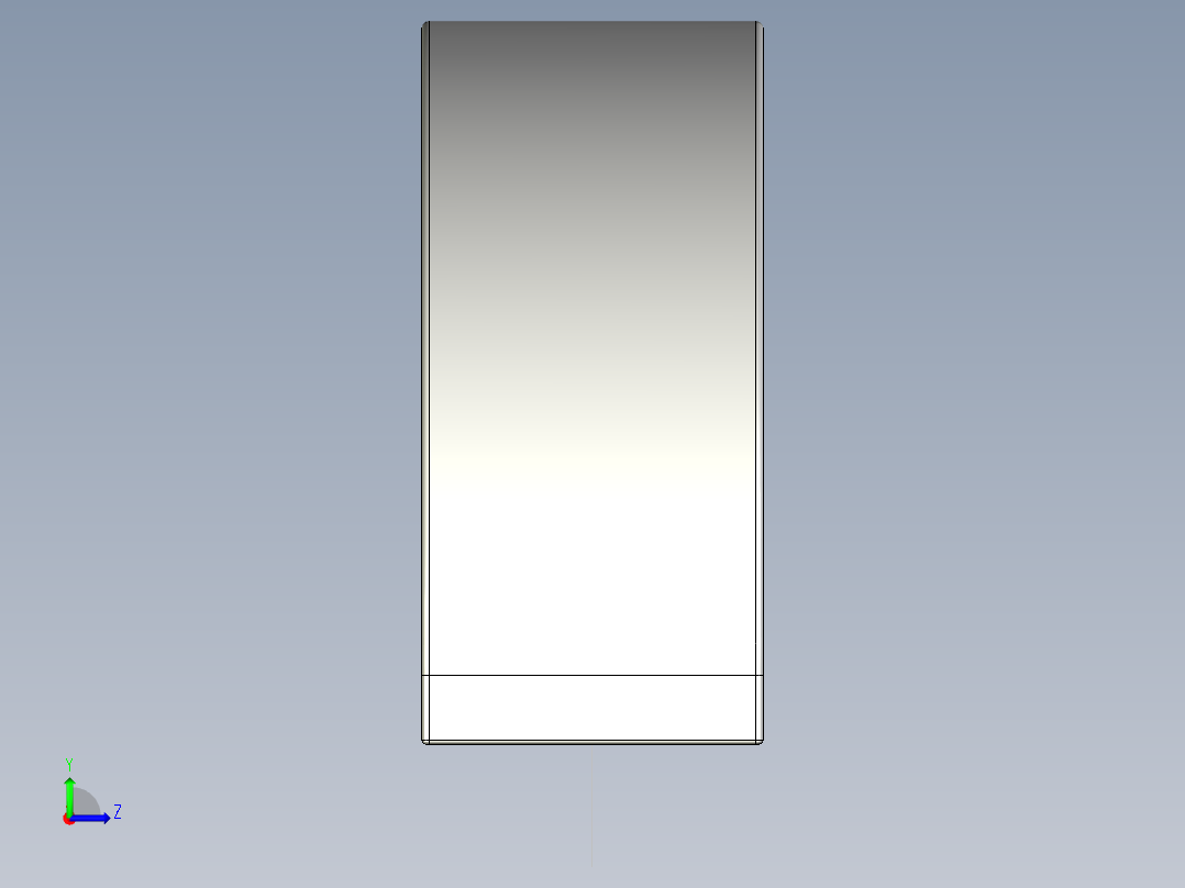 取手(鋁合金)AB-3D多系列多零件图纸模型左视图