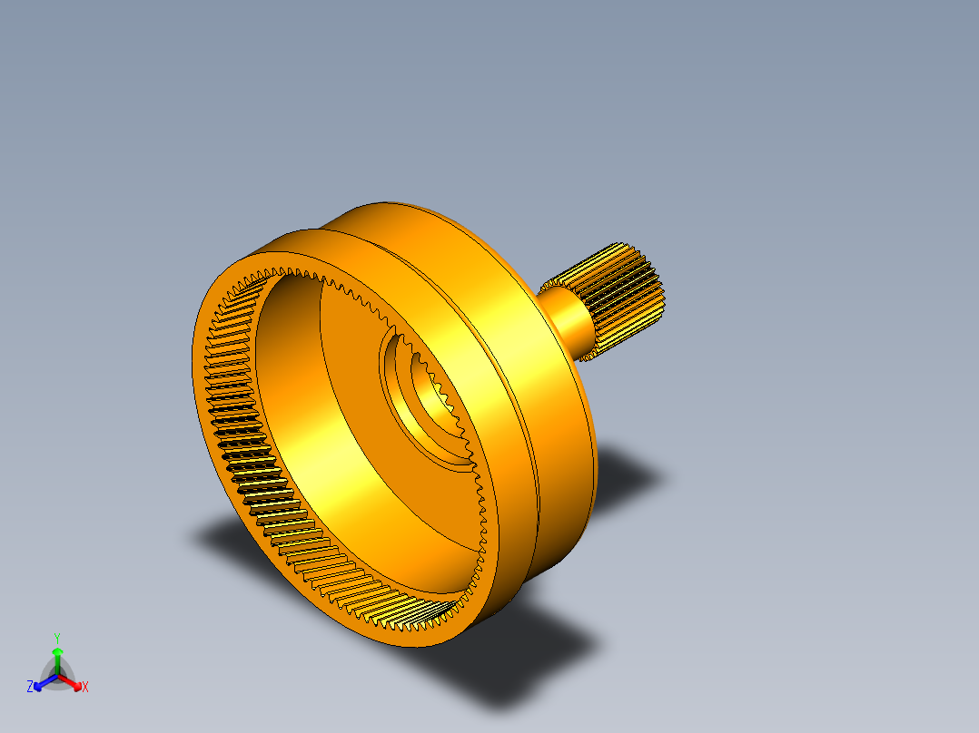 P106-大众01V自动变速器设计及三维UG建模【拉维娜式行星机构】
