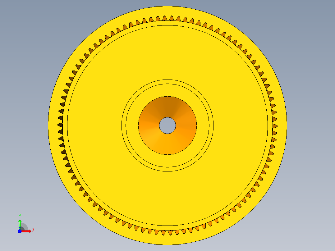 P106-大众01V自动变速器设计及三维UG建模【拉维娜式行星机构】前视图