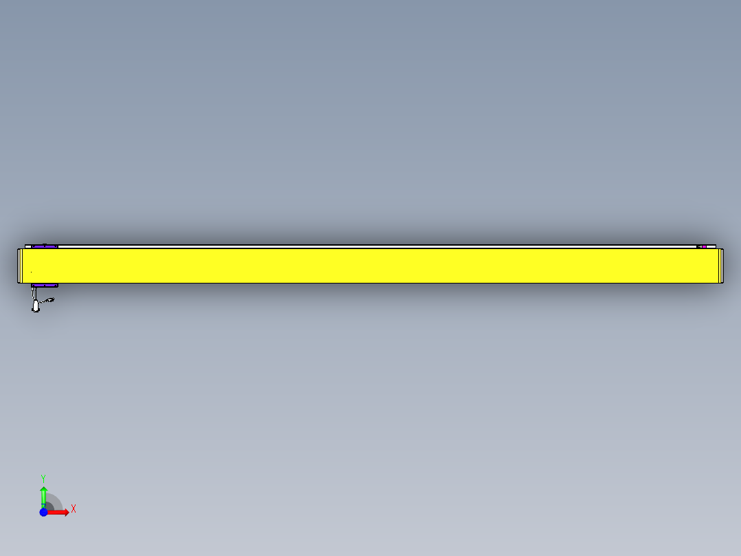 威洛博VL系列直线电机模组-VL14S1-S2700前视图