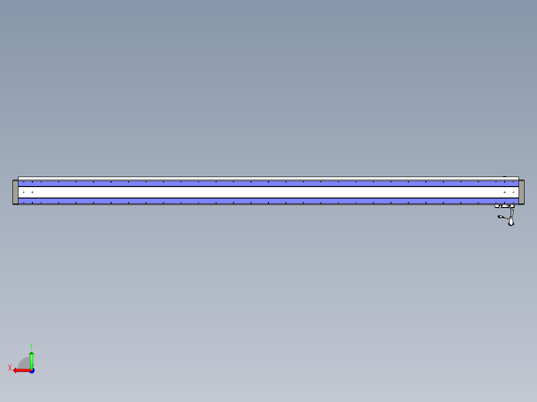 威洛博VL系列直线电机模组-VL14S1-S2700后视图