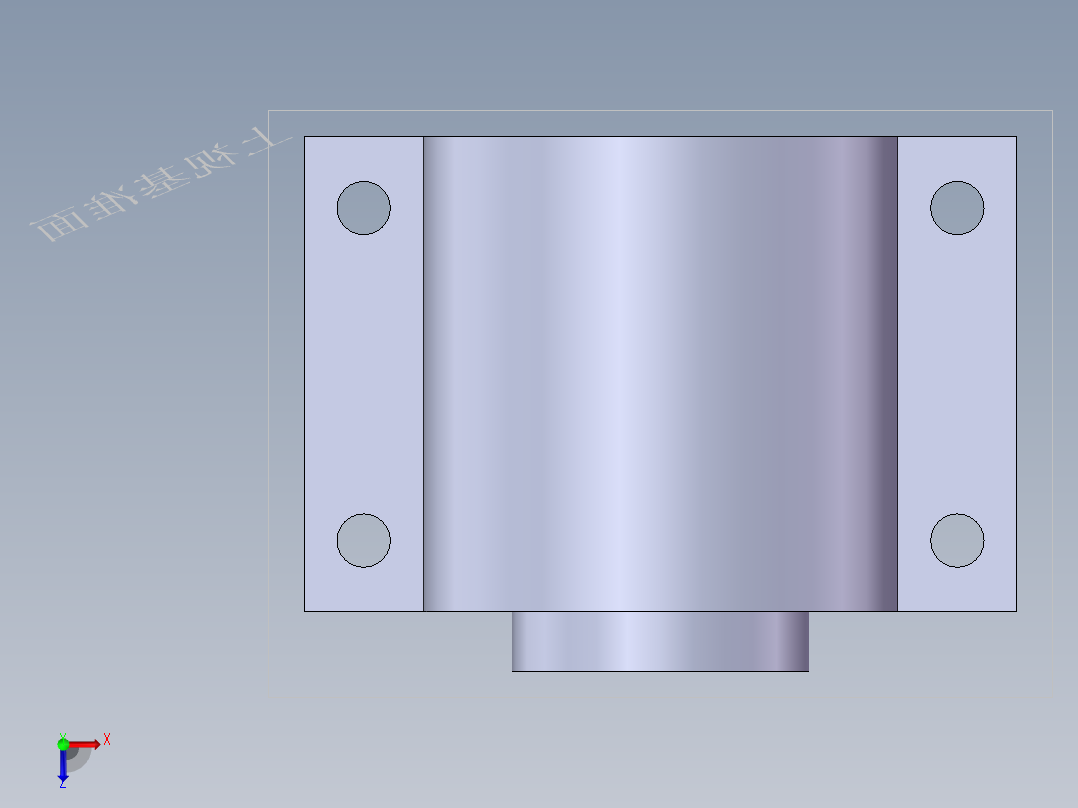S43 导轮座俯视图