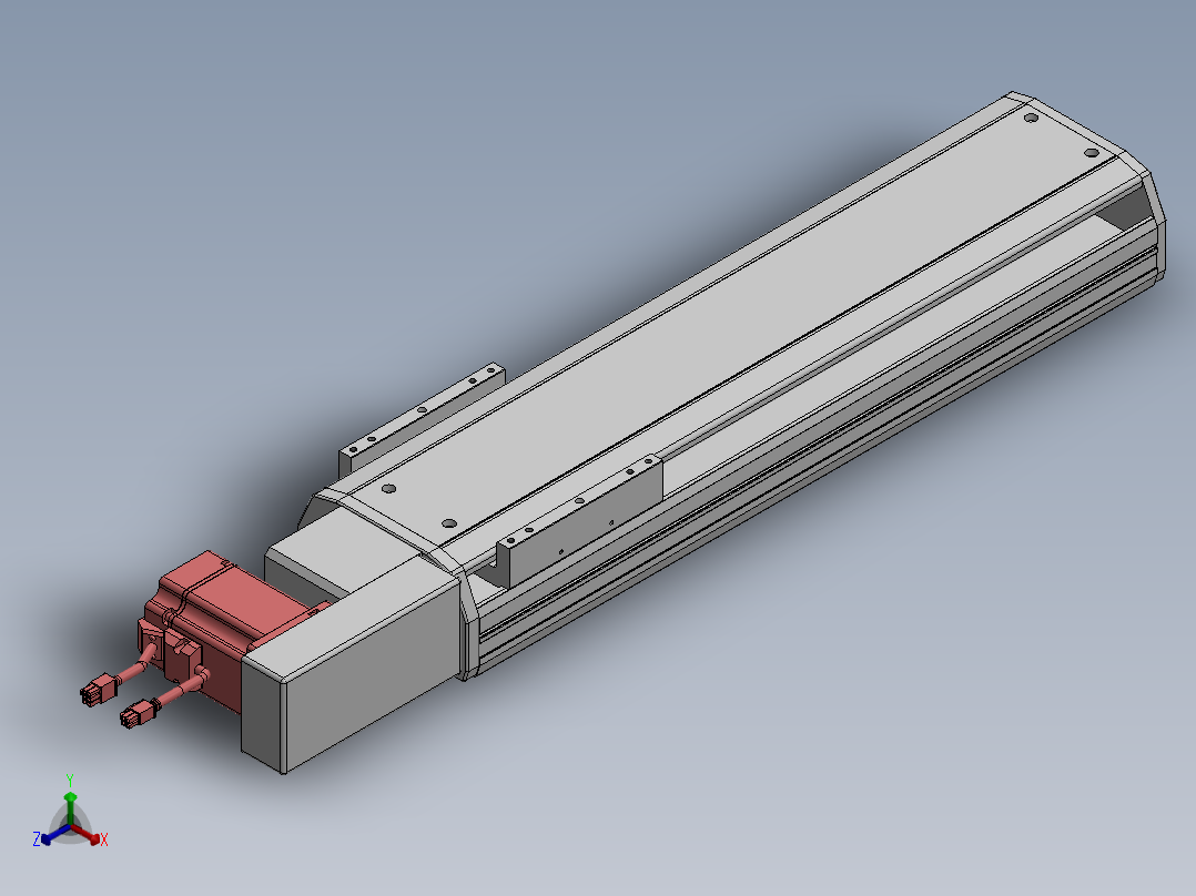 精密模组MT170-L125-400-R-M75-C4正等轴测图