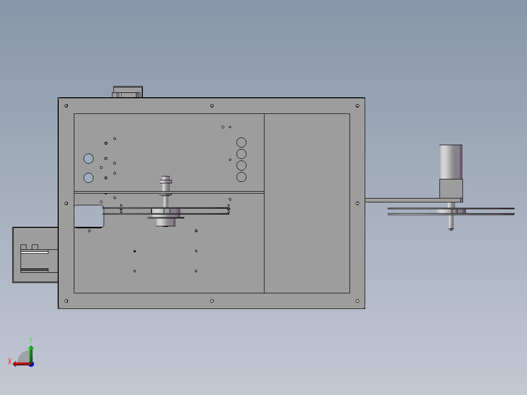 全自动编带机后视图