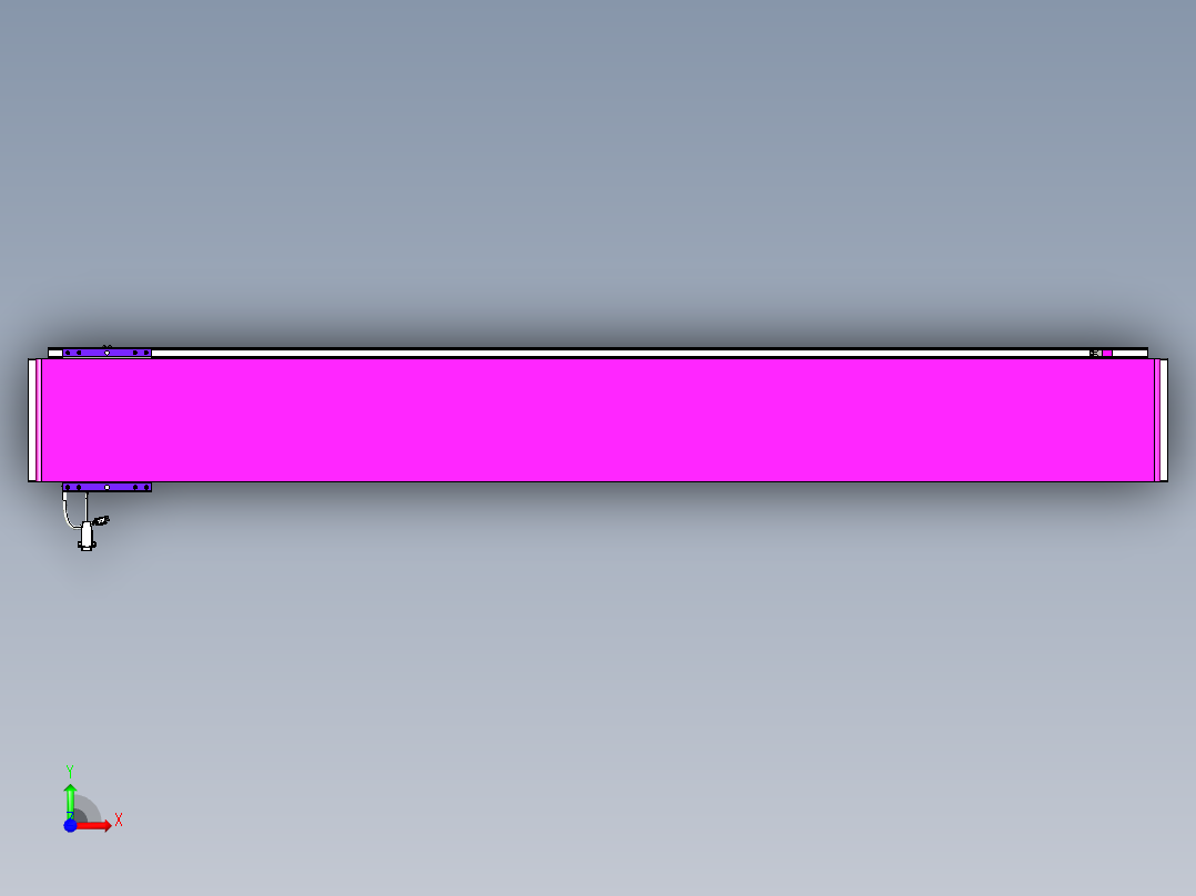 威洛博VL系列直线电机模组-VL22H2-S1750前视图