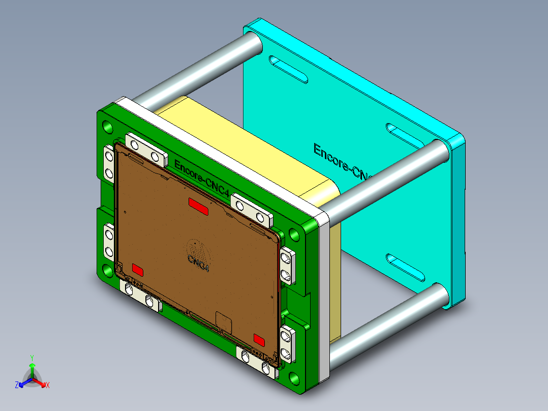 Encore-CNC4-0222正等轴测图