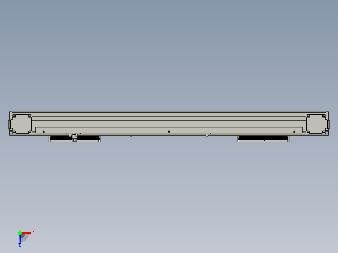 威洛博双电机滑台-VBC14S2-L100-S400-BLR-P40-C6俯视图