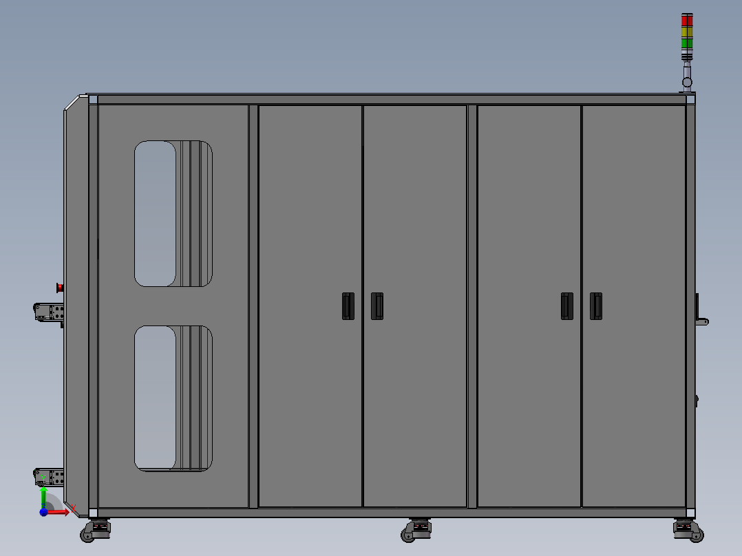 光伏去PSG上料机sw18可编辑前视图