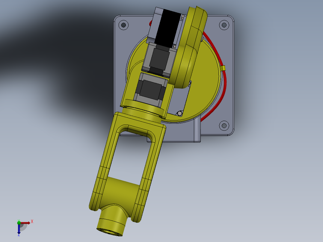 6-dof-industrial-robot-arm-俯视图