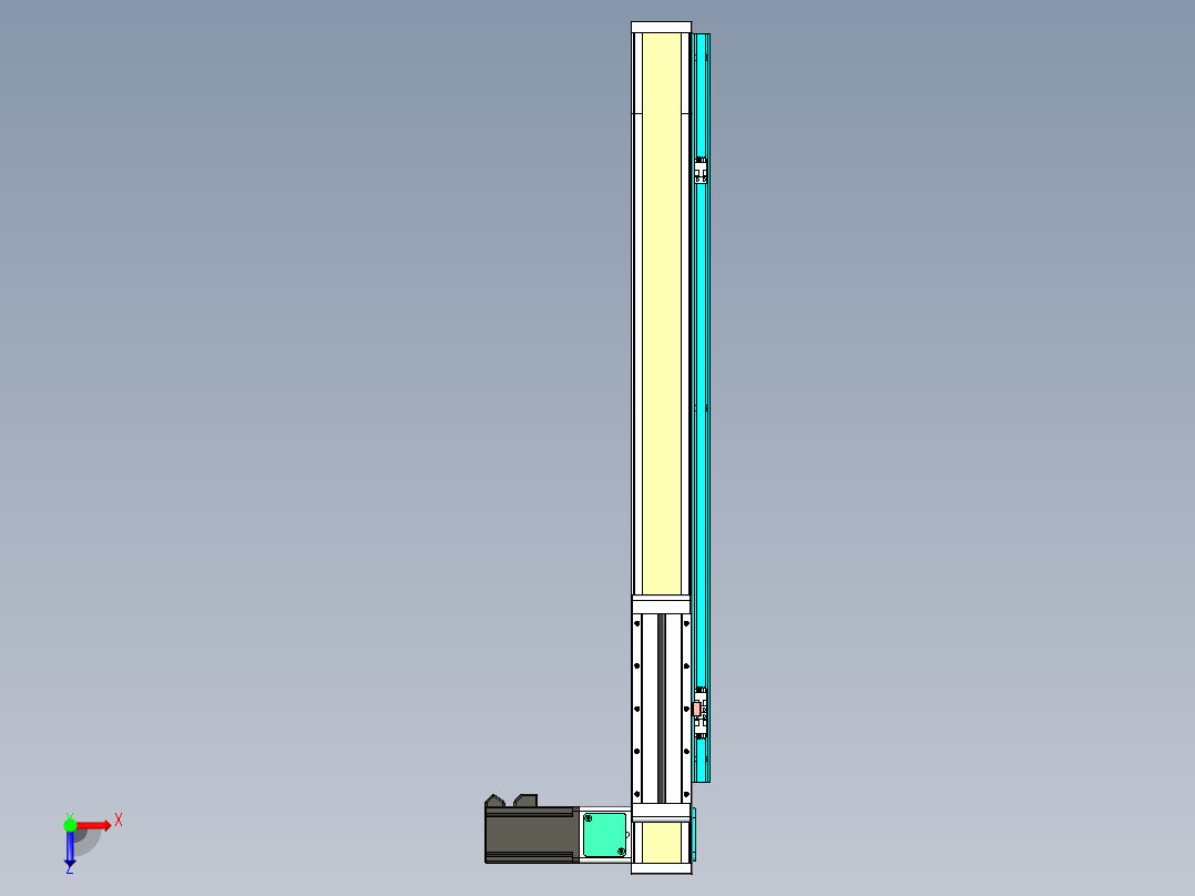 欧规系列-LB6-L130-C-S550-BR-P40-D3俯视图