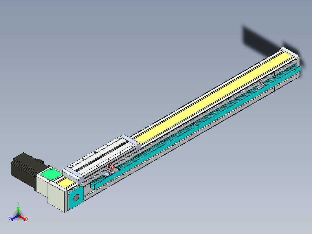 欧规系列-LB6-L130-C-S550-BR-P40-D3正等轴测图