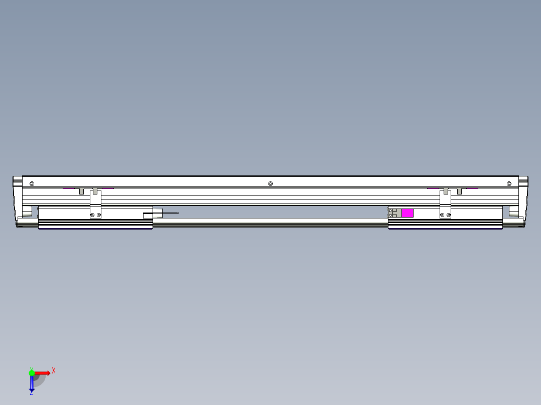 威洛博VL系列3d模型模组2VL14S2Y-S350俯视图