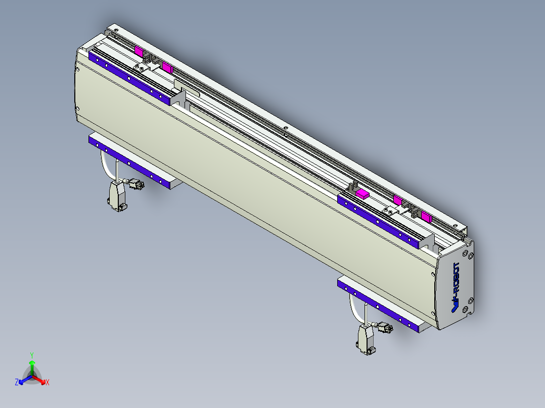 威洛博VL系列3d模型模组2VL14S2Y-S350正等轴测图