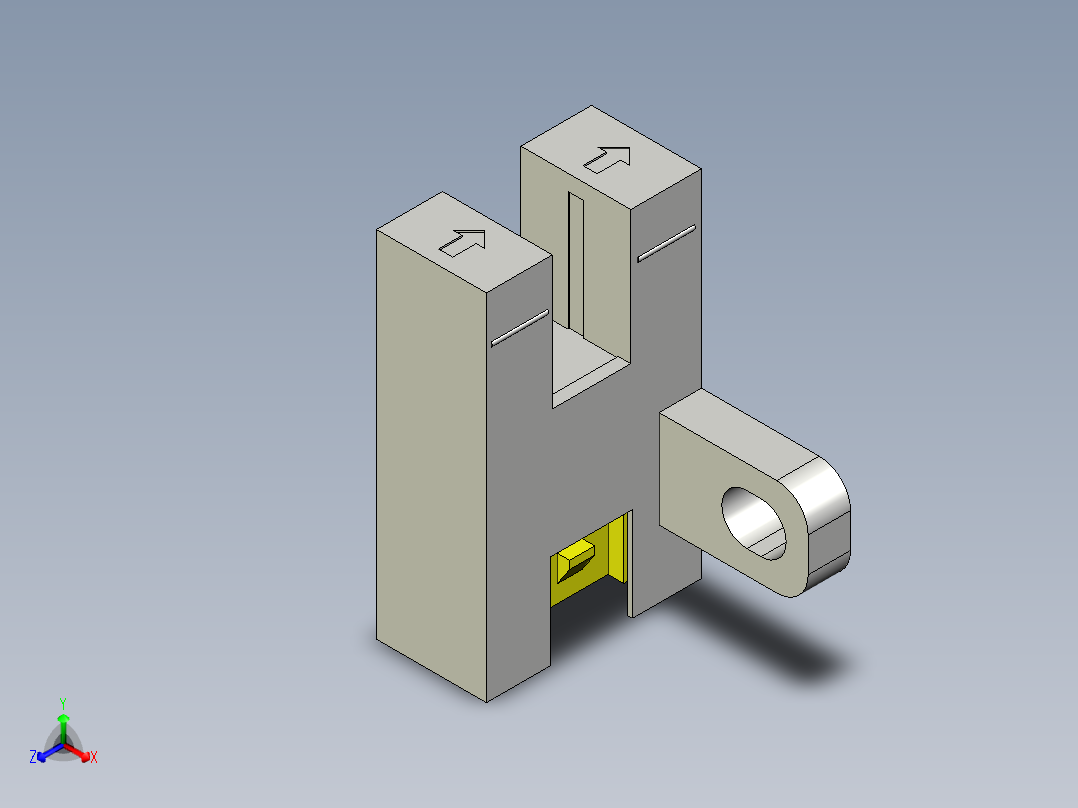 槽型光电传感器LU-T65_3D