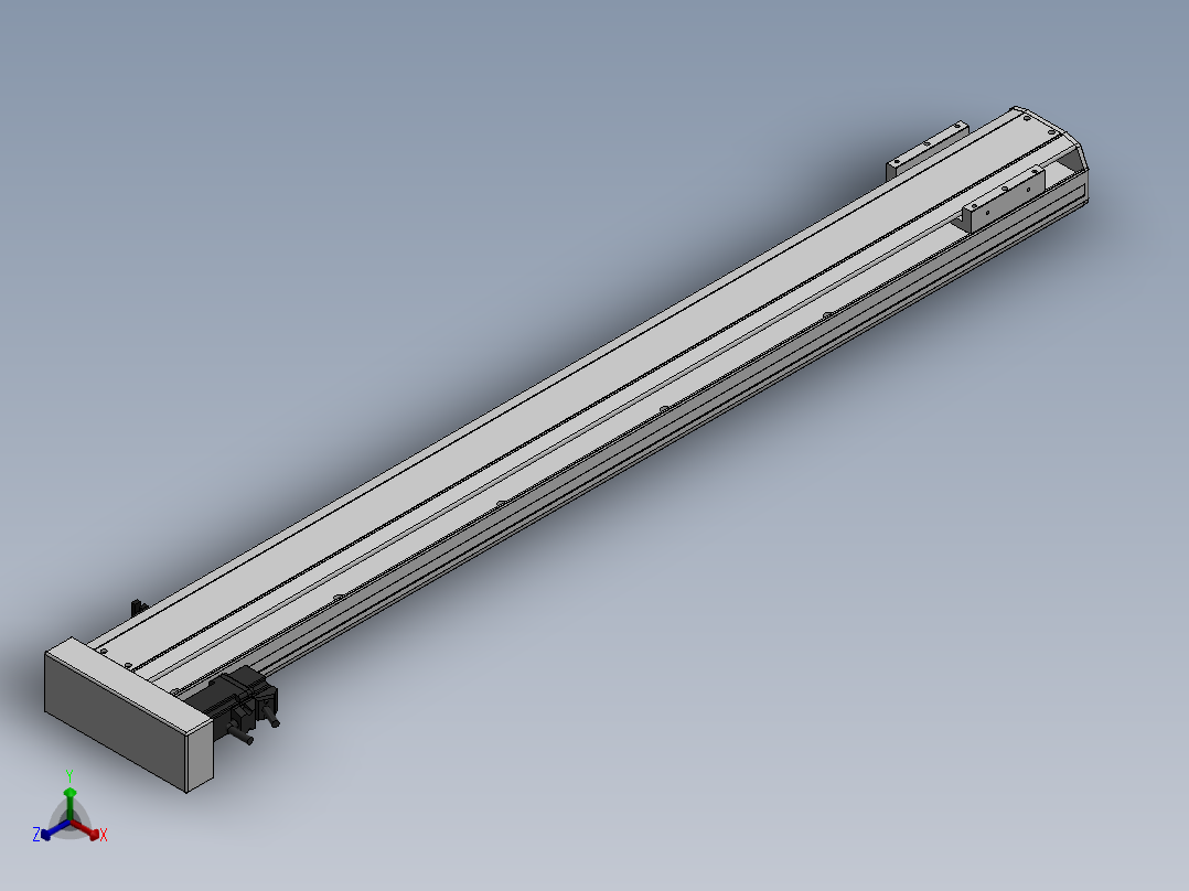 精密模组MY100-T10-950L-BL-P10B-C4-C正等轴测图