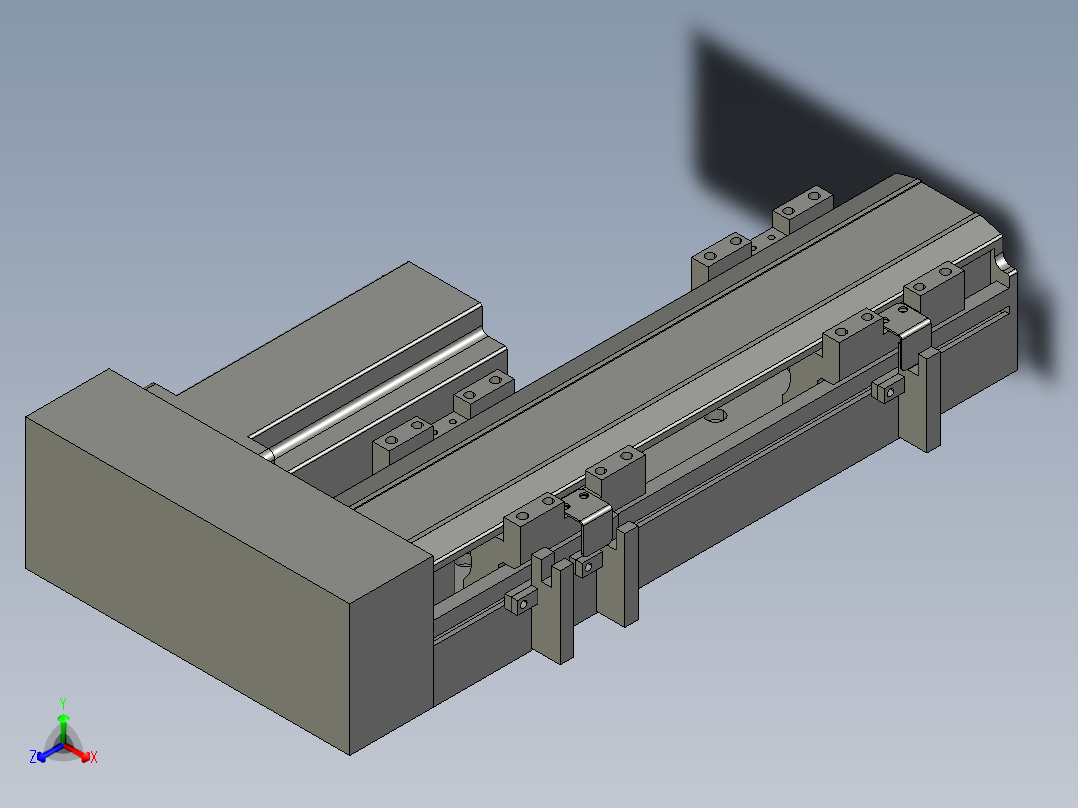 直线模组LHA6-S150-R-200W(16丝杆)设计图纸