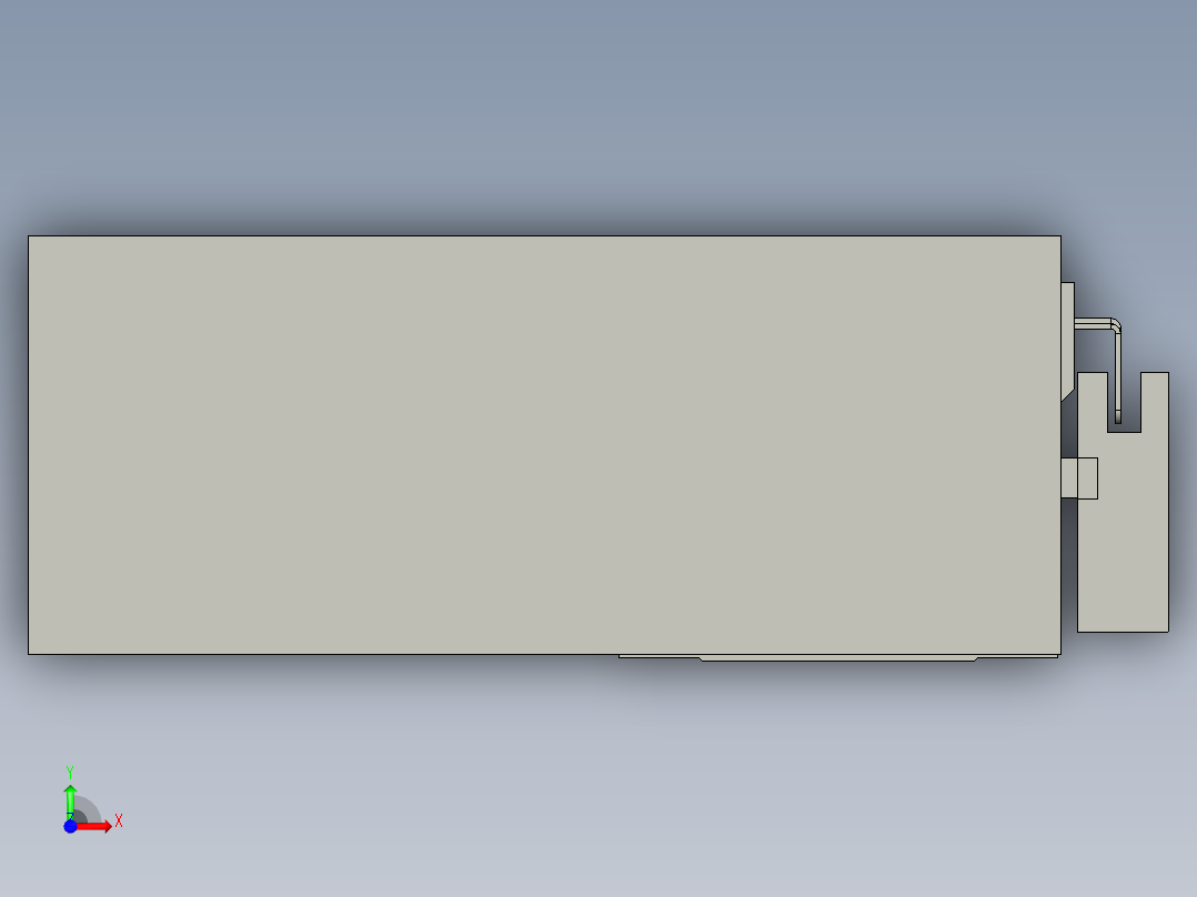 直线模组LHA6-S150-R-200W(16丝杆)设计图纸前视图