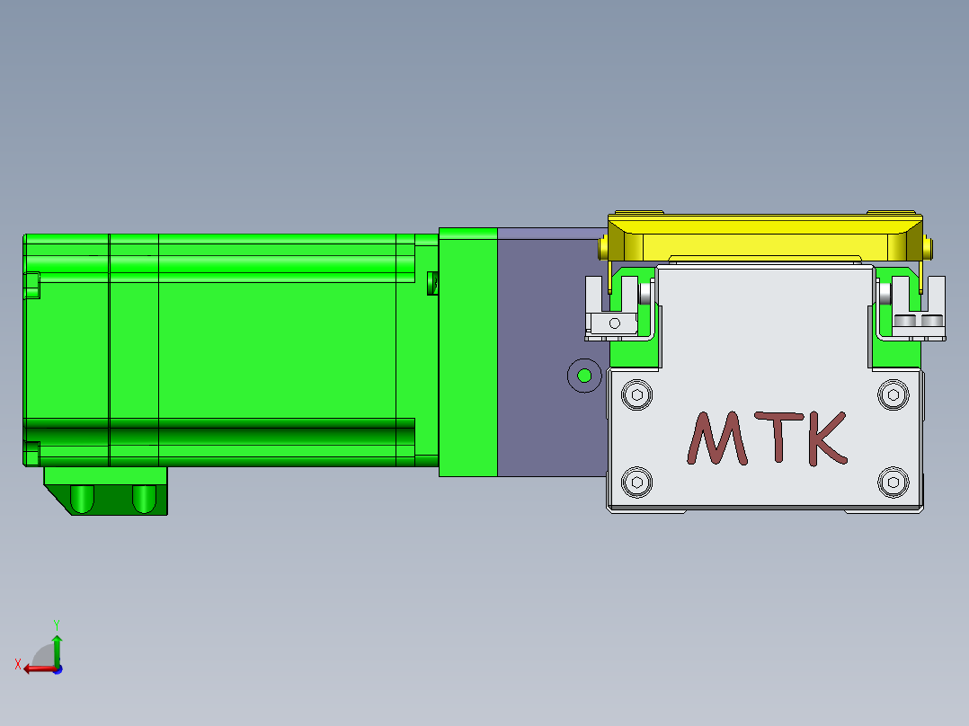 GTA内嵌同步带全封闭GTA8-ML-60步进后视图