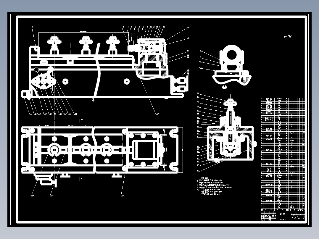 CA6140<span style='color: red'>机床</span>方刀架的工艺工装设计-机械加工工艺及夹具设计-液压夹紧含23张CAD图
