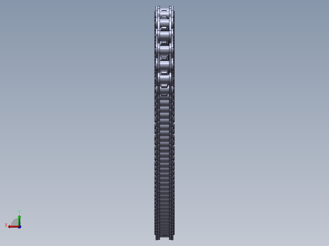 传动机构总成后视图