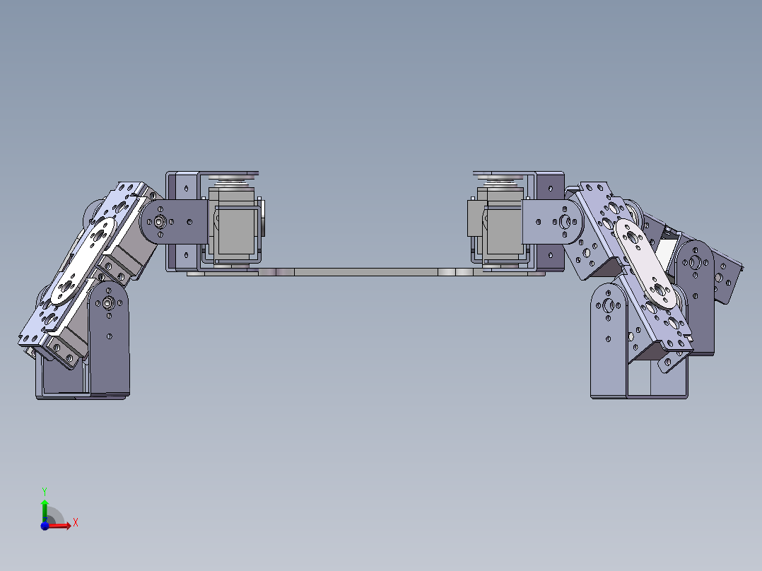 四足1（三维+课设+二维+电路图）前视图