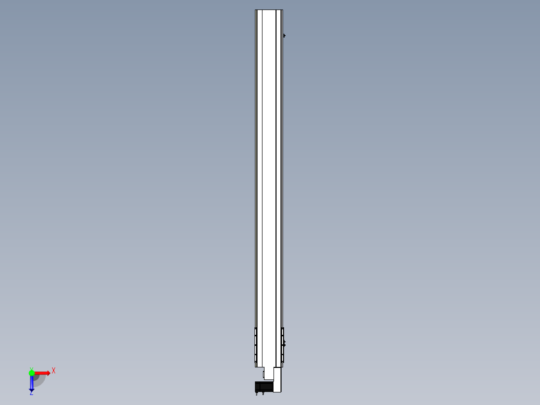 特注六滑塊ETB22-L40-2400-R-M75-C4俯视图