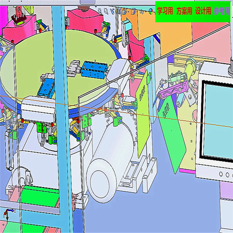 零食给袋式包装机3D模型图纸 机械设计参考资料设计素材