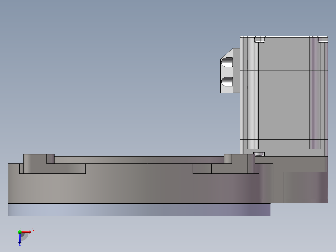 焊接回转工作台俯视图