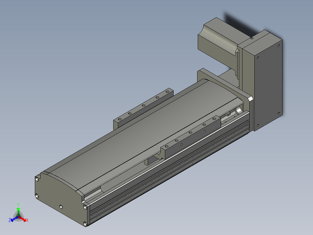 CCTL模组同步带-TL135B-LU-100正等轴测图