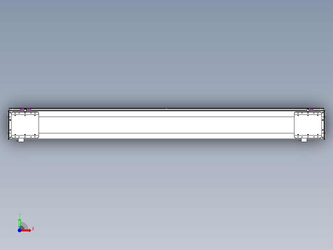 威洛博LC系列3d模型模组2LC22H2Y-S1900前视图