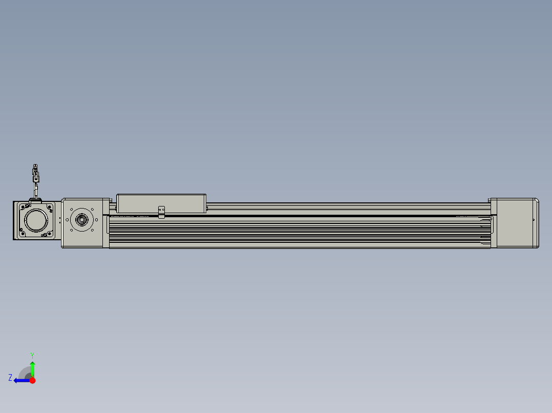 威洛博直线电机模组EB16-L208-S650-BR-ZP75-MS3-5K右视图