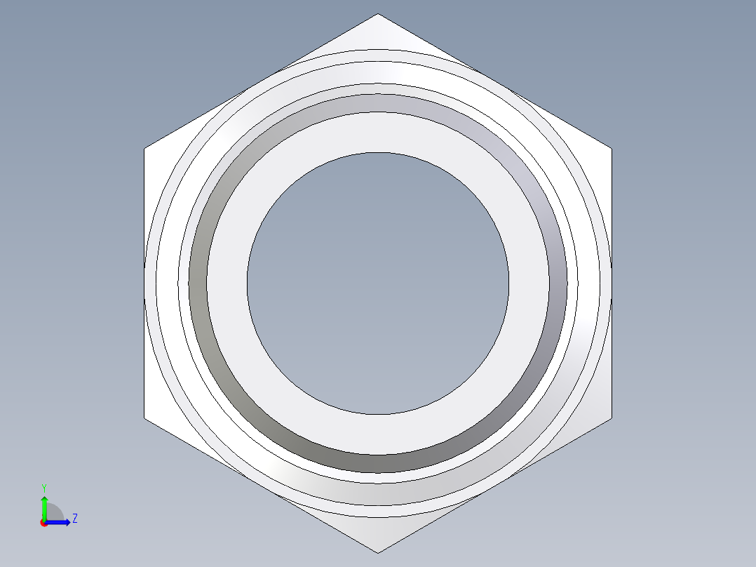 卡套式工业通用硬管接头EO_Male_Stud_connector_GE28LRCFX左视图