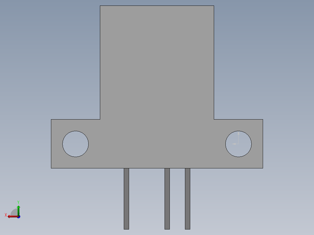 光电开关-EE-SPY302（配接线端子）后视图