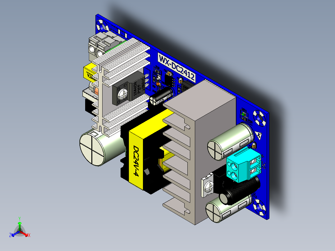 电源2 (37)正等轴测图