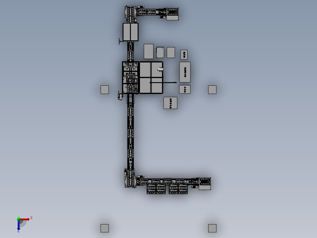 新能源锂电池模组巴片激光焊接sw21俯视图