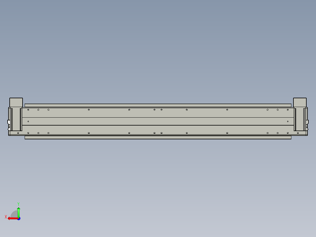 威洛博双电机滑台-VBF14S2-L50-S900-BD-P40-C6后视图