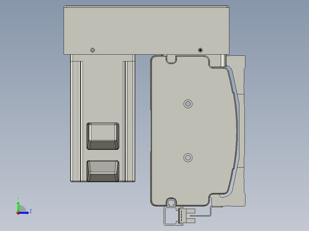 威洛博双电机滑台-VBF14S2-L50-S900-BD-P40-C6左视图