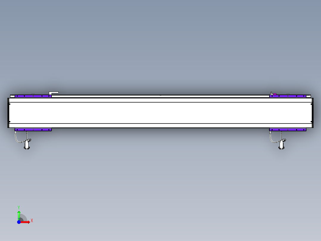威洛博VL系列直线电机模组-2VL17E3-S1200前视图