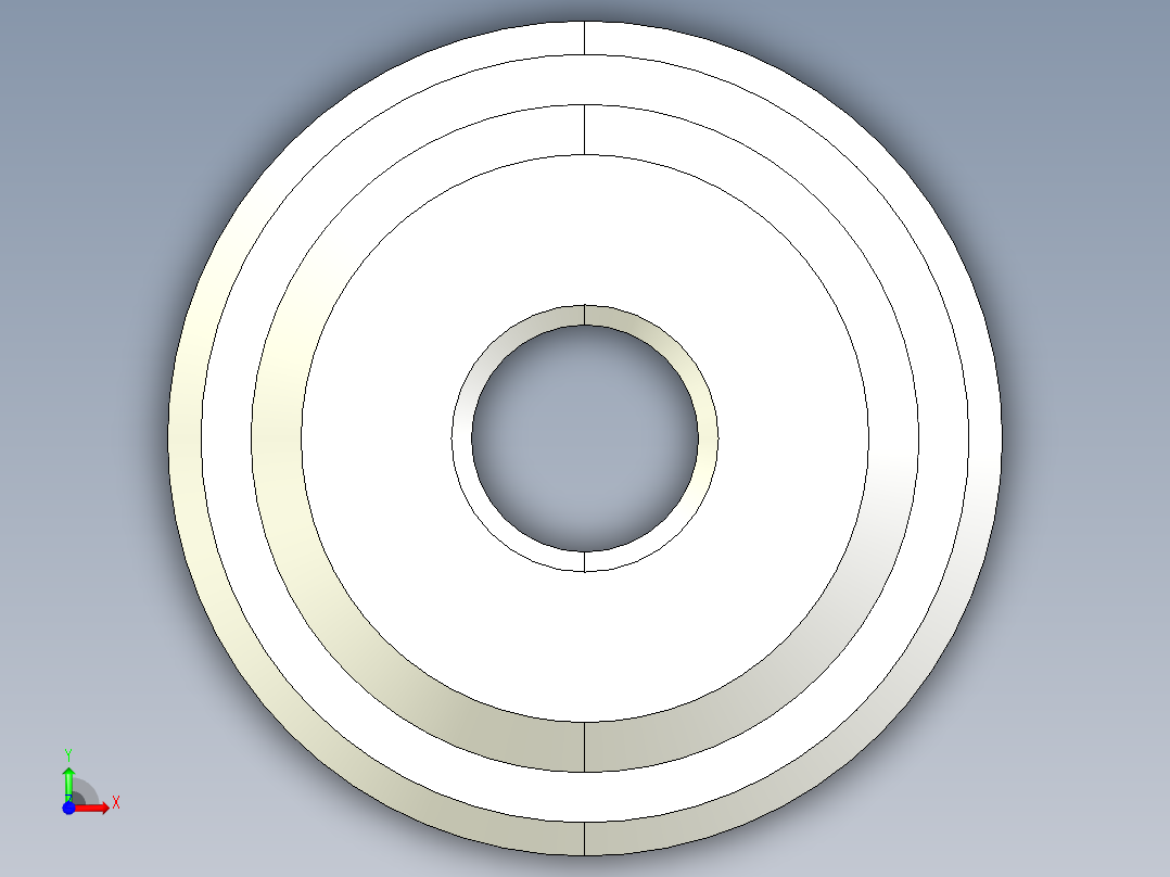 定位配件2311(D)-3D多系列多零件图纸模型前视图