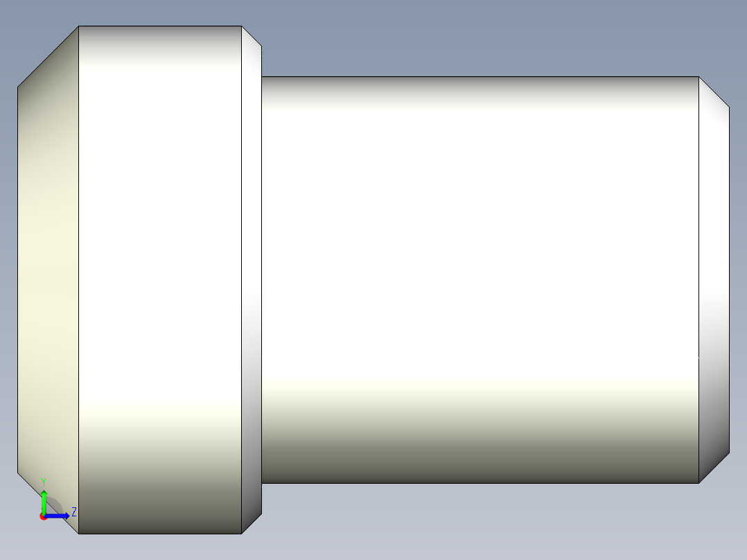 定位配件2311(D)-3D多系列多零件图纸模型左视图