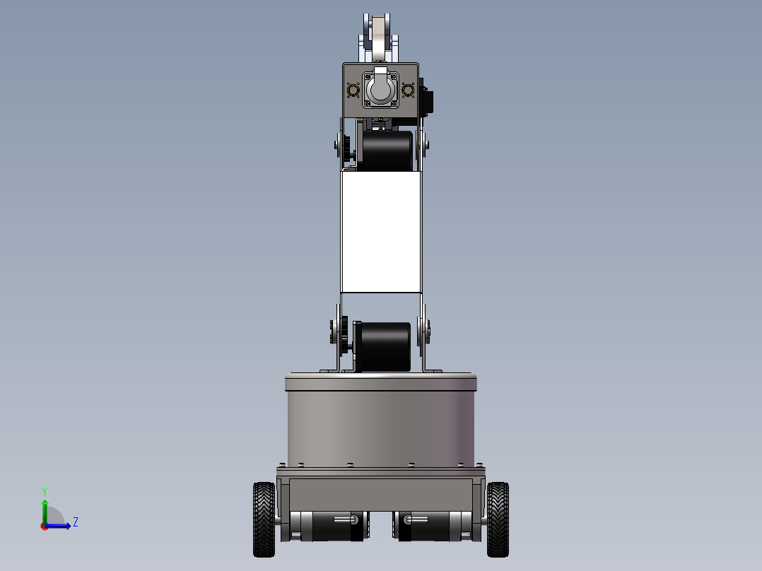 轮式机器人三维SW模型=1181645==200左视图