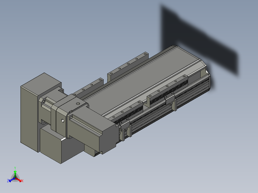 直线模组LHB17-L40-S150-LU设计图纸