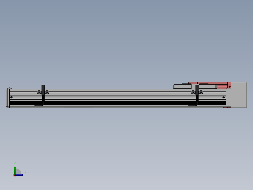 精密模组MY60-T10-350L-BL-P20B-C4-C左视图