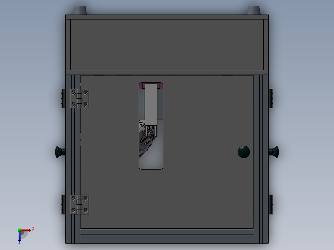 自动涂布机 3D模型俯视图